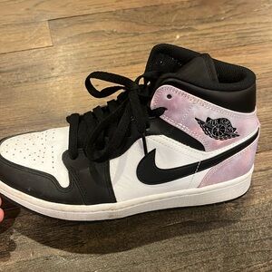 Nikes with iridescent